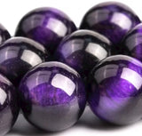 Purple Tigers Eye Mullet 2.0 Earrings