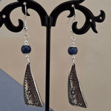 Dumortierite Boho Earrings