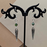 Tigers Eye Pendulum Earrings