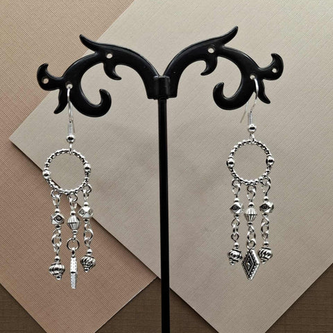Silver Plated Chandelier Earrings