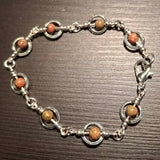 Unakite Circle Bracelet