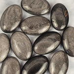 Silver Obsidian 3rd Eye Mullet Earrings