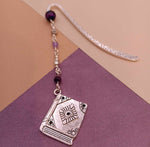 Purple Tigers Eye Book Bookmark