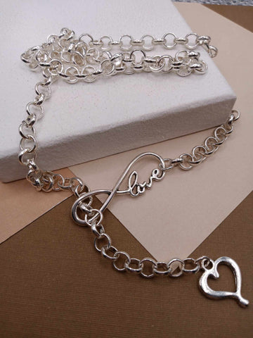 Status Link Love Necklace