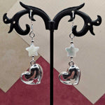 Mother of Pearl Star & Heart Earrings