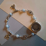 Aquamarine Aromatherapy Ohm Bracelet