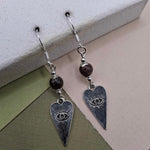Bloodstone 3rd Eye Earrings