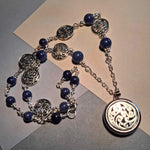 Kyanite Aromatherapy Medallion Necklace