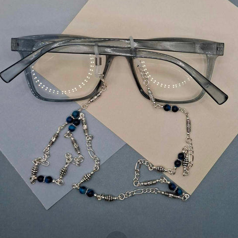 Teal Tigers Eye Eyewear Chain