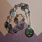 Fluorite Aromatherapy Tree of Life Necklace