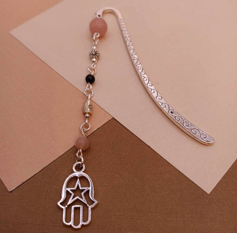 Sunstone Hamsa Bookmark