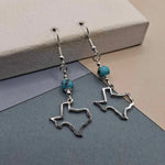 Blue Turquoise Texas Earrings