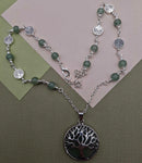 Green Aventurine Tree of Life Necklace