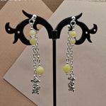 Lemon Jade Bunny Mullet Earrings