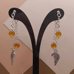 Amber Wings Mullet Earrings for St Judes