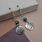 Rainbow Hematite Pet Love  Earrings