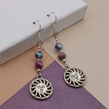 Imperial Jasper Sun Earrings