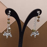 Sale! Unakite Scottie Mullet Earrings
