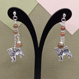 Sale! Unakite Pug Mullet Earrings