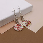 Hand Painted Shell Earrings