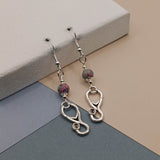 Imperial Jasper Stethoscope Earrings