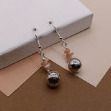 Sunstone Soccer Ball Earrings